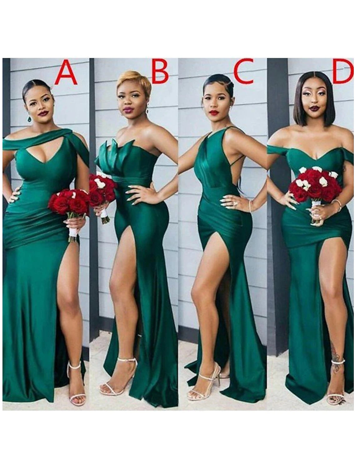 Luolandi A-Line Bridesmaid Dress Off Shoulder Sleeveless Sexy Sweep / Brush Train Charmeuse